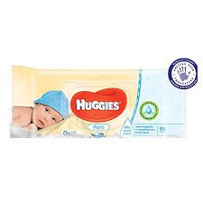 Huggies Pure Baby Wipes (80 wipes)